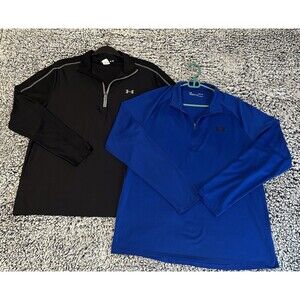 Under Armour Men’s 1/4 Zip Athletic Pullovers Large